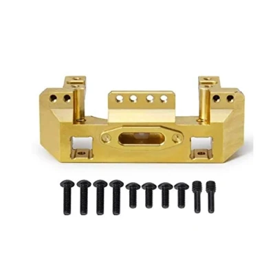 Image of XUNJIAJIE Brass 118g Front Bumper Mount/Servo Mount for TRX4 1/10 RC Crawler Car Upgrades Accessories