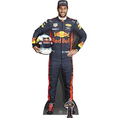 Image of Star Cutouts Ltd CS664 Daniel Ricciardo, Cardboard, Multi Colour, 178 x 85 cm