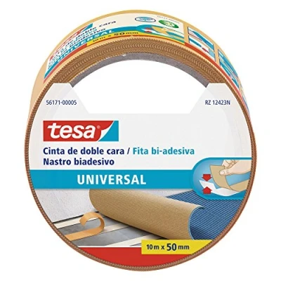 Image of tesa 56171 00005 11 TE56171 Cinta Doble cara Universal 10m x 50mm Beige, Standard