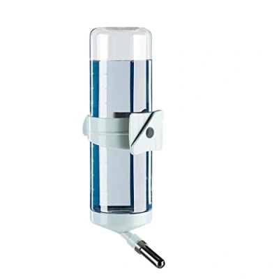 Image of Ferplast Small Animal Drinking Bottle, Rabbit Water Ferret Chinchilla Rodent Cage Hanging System, Assorted Colours, DRINKY 600 cc.