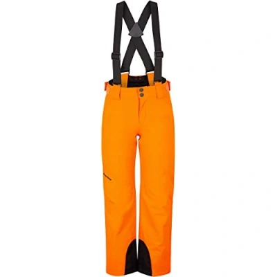 Image of Ziener Arisu Children&#039;s ski Trousers Waterproof Windproof warm, Children&#039;s, trousers, winter waterproof, windproof, 207914, neon orange, 140 (EU)