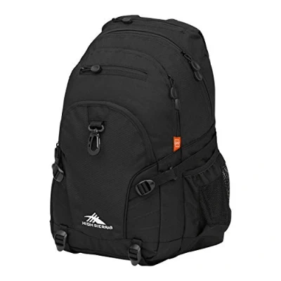 Image of High Sierra Loop Backpack, Black,19 x 13.5 8.5 Inch