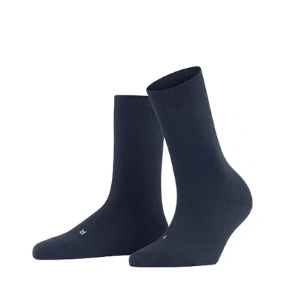 Image of Women&#039;s 1 Pair Falke Stabilizing Wool Everyday Socks Space Blue 4 5 Ladies
