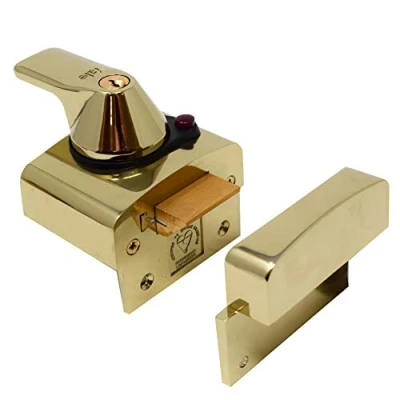 Image of Yale B BS1 BLX PB 60 British Standard Nightlatch 60mm Brass Finish High Security Approved by Insurance Companies