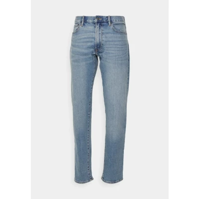 Image of GAP Men&#039;s Straight Fit Denim Jeans, Light Wash, 30W x 32L
