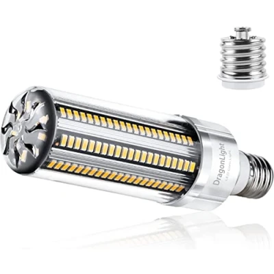 Image of DragonLight 50W Super Bright Corn LED Light Bulb(350 Watt Equivalent) E27/E40 Large Base Lamp 6000K Daylight 6000 Lumens for Area Commercial Ceiling Lighting