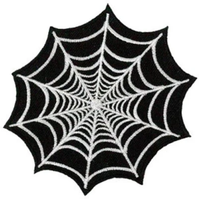 Image of Another Quality product from Klicnow Spiders Web Embroidered Patch 8CM x (3 1/4&quot; 3 1/4&quot;)