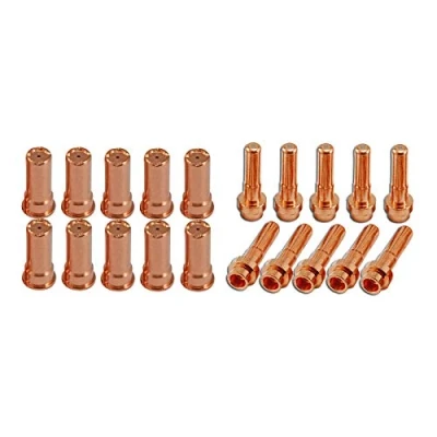 Image of RIVERWELD C1518 (PR0065) Plasma Electrode &amp; Tip C1370 Fit CEBORA CP 50 P50 CB50 Torch 20pcs