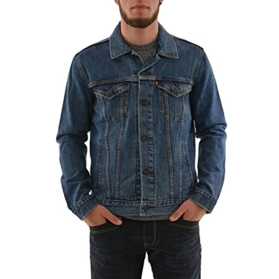Image of Levi&#039;s Men&#039;s The Trucker Jacket, Medium Stonewash, S