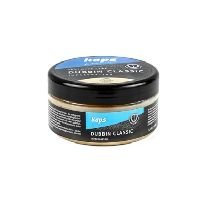 Image of Kaps Wax Grease Dubbin Classic Waterproofs Softens And Preserves Leather Leaves Pleasant Fragrance For Shoes Boots Equestrian Saddles Horse Tack Goods 200 ml 6.76 fl. oz.