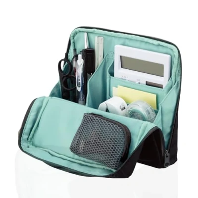 Image of Kokuyo Haco Biz Pouch Tool Pen Stand (Black)