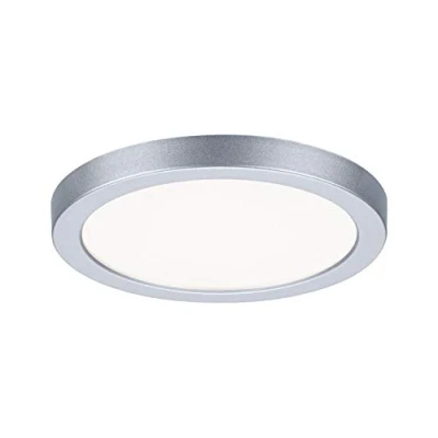Image of Paulmann Areo LED panel 4,000K round chrome 11.8cm