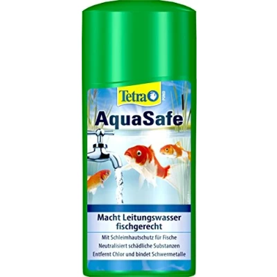 Image of Tetra Pond Aquasafe, Quality Water Conditioner for Fischgerechtes &amp; Neutralises Harmful Substances Garden Change Cleaning Filter in Bottle 500 ml