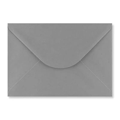 Image of C5 (162x229mm) Coloured Envelopes for A5 Greeting Cards Wedding Invitations &amp; Crafts Pack of 10 (Dark Grey)
