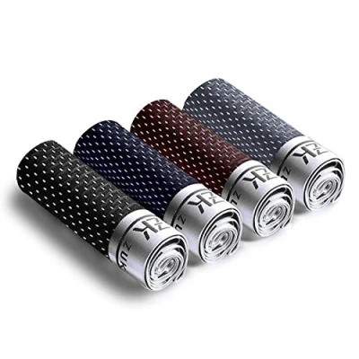 Image of ZUKULIFE Mens Ice Silk Boxer Mesh Brief (Pack of 4 S)