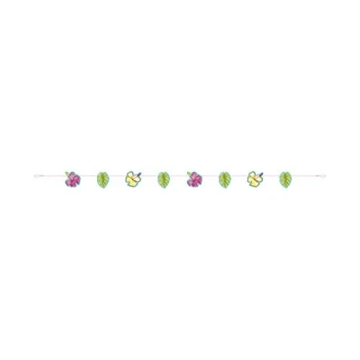 Image of Unique Party 72699 6ft Summer Pineapple &amp; Flamingo Banner