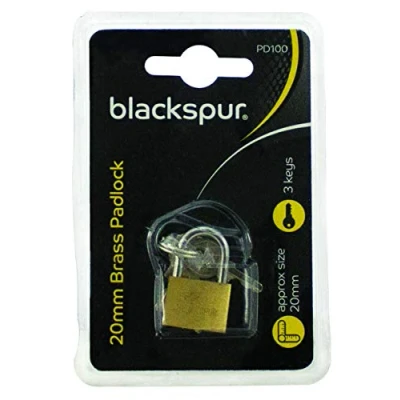 Image of 2cm Brass Padlock By Blackspur