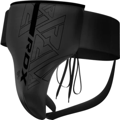 Image of RDX Groin Guard for Boxing, Muay Thai, Kickboxing and MMA Fighting, Maya Hide Leather Abdo Gear Martial Arts Training, Men Jockstrap Abdominal Protector Sparring, Taekwondo Grappling