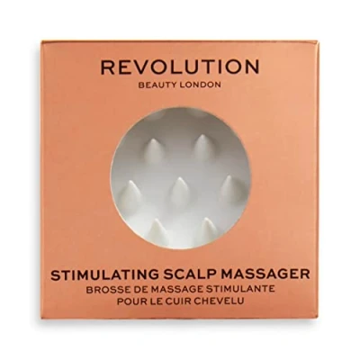 Image of Revolution Haircare Scalp Massager, Hair Shampoo Brush, Silicone Bristles Stimulate Blood Flow, 64.5g