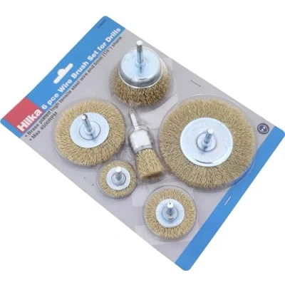 Image of Hilka 51960250 6 pce Wire Brush Set for Drills