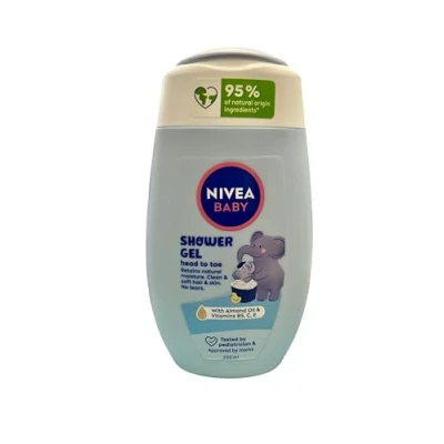 Image of Nivea Baby Gentle Shampoo &amp; Bath 2 in 1 Hypoallergenic for Children 200 ml