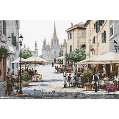 Image of Luca S Gold Collection Barcelona Cathedral Counted Cross Stitch Kit