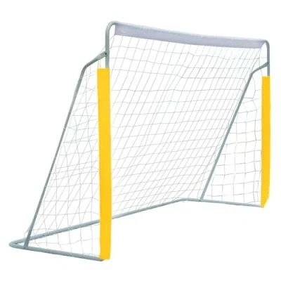 Image of FUNJEPE 8ft Portable Steel Soccer/Football Goal Outdoors Garden Training with Rot Proof Football Net and Black Carry Bag 240cm