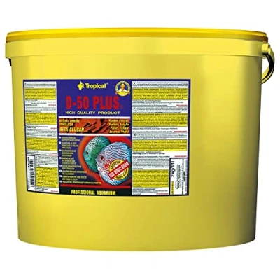 Image of D 50 PLUS 11L / 2kg high protein colour enhancing flakes for discus and nutritional fish