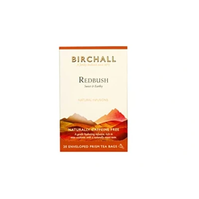 Image of Birchall Tea Bags Cederberg Redbush Fragrant Herbal Infusion, 6x20 Plant Based Prism Relaxing Anytime