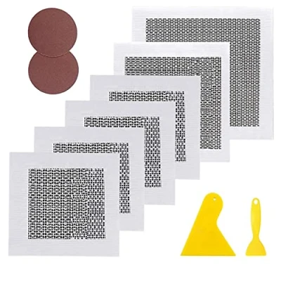 Image of CYBTM Wall Repair Patch 4/6/8 Inch Self Adhesive Drywall 10 PCS Hole kit Quick Fix Plasterboard