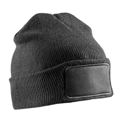 Image of Result Winter Essentials Printers Beanie, Black, O/S. RC027X