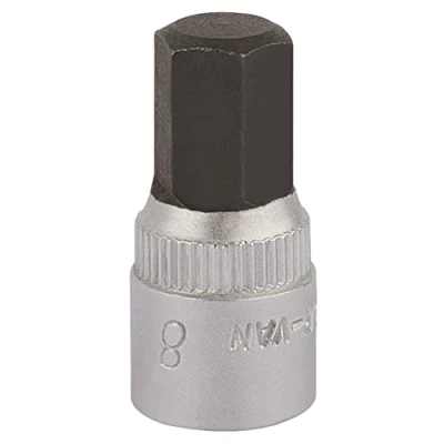 Image of Elora Hexagon Screwdriver Socket, 1/4&quot; Sq. Dr., 8mm