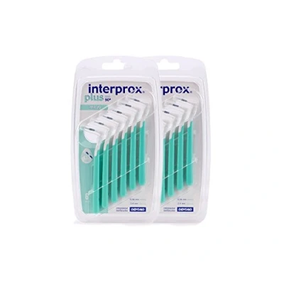 Image of 2 Pack INTERPROX Plus 90&#039; Micro INTERDENTAL Brush 0.9MM Lower Price