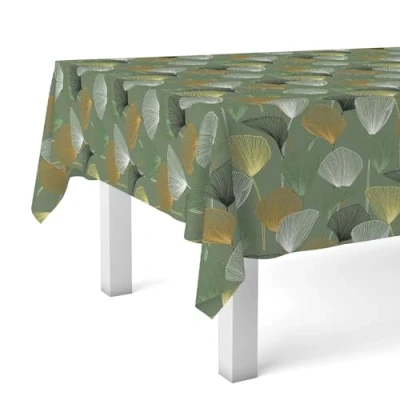 Image of Martina Home Duero Green Oilcloth Tablecloth 250 x 140 cm