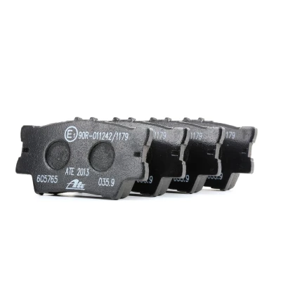 Image of 0446606200, 0446633160, 0446642060 Brake pad set ATE 13.0460 5765.2 not prepared for wear indicator, excl. warning contact