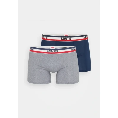 Image of Levi&#039;s MEN LOGO Boxer Brief 2 PACK Pants, Men&#039;s, Size: XXL, Dress blues