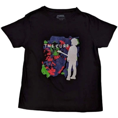 Image of The Cure T Shirt Boys Dont Cry Band Logo New Official Women&#039;s Skinny Fit, Black, M
