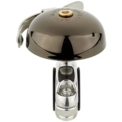 Image of CatEye OH 2300B Hibiki Brass Bell Black: Durable, clear sound, stylish black