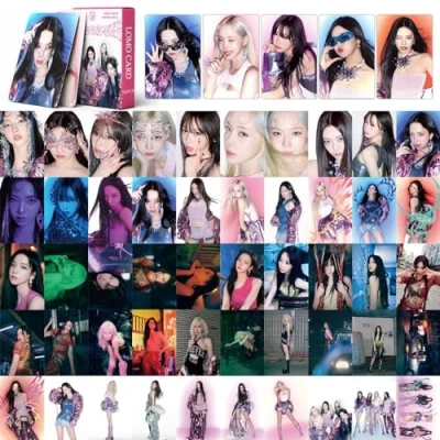Image of 55pcs Aespa Photocards Armageddon Cards New Album Mini Merch Photo Poster Lomo Gift for Fans
