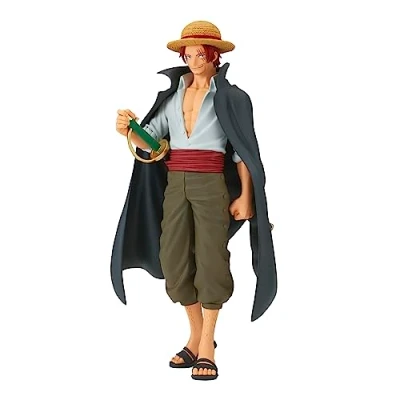 Image of BANPRESTO BP88605P Shanks Action Figure, One Piece, Dxf The Grandline Series, 6.75 Inch, Multicolor