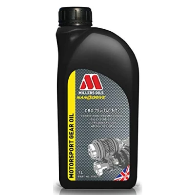 Image of Millers Oils CRX 75w140 NT+ Fully Synthetic Competition Transmission Oil, 1 Litre