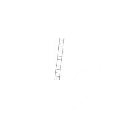 Image of Zarges Industrial Single Aluminium Ladder with Stabiliser Bar 4.17m 14 Rungs