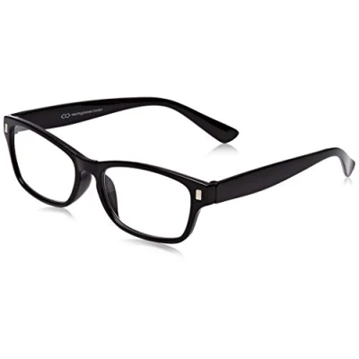 Image of The Reading Glasses Company Black Grey Readers Value 2 Pack Mens Womens RR77 17 +1.00