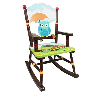 Image of Fantasy Fields Childrens Enchanted Woodland Kids Wooden Rocking Chair TD 11738A