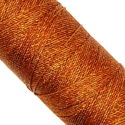 Image of Linhasita Waxed Thread Spool 100g / 170m 1mm Thick Polyester Macrame 30 Colours (Copper)