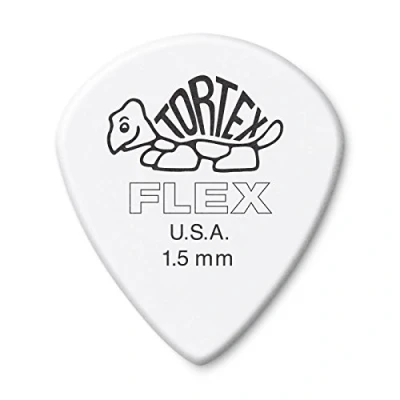 Image of Jim Dunlop 468P1.50 Guitar Picks, 1.5 mm, White