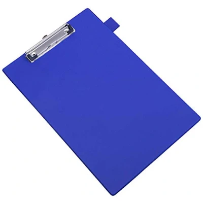 Image of Rapesco A4 Standard Clipboard PVC, Blue Pack of 10