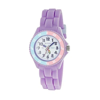 Image of Tikkers Girls Analogue Classic Quartz Watch with Silicone Strap TK0147