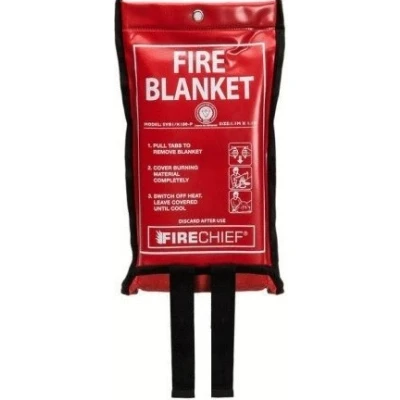 Image of KITEMARKED Fire Blanket 1.1m x Certified to BSEN1869:1997 Ideal for Camping, Kitchens, Homes and More