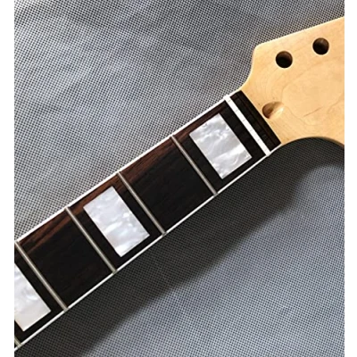 Image of Big head guitar neck 22 frets 25.5inch Maple Rosewood fingerboard block inlay Gloss